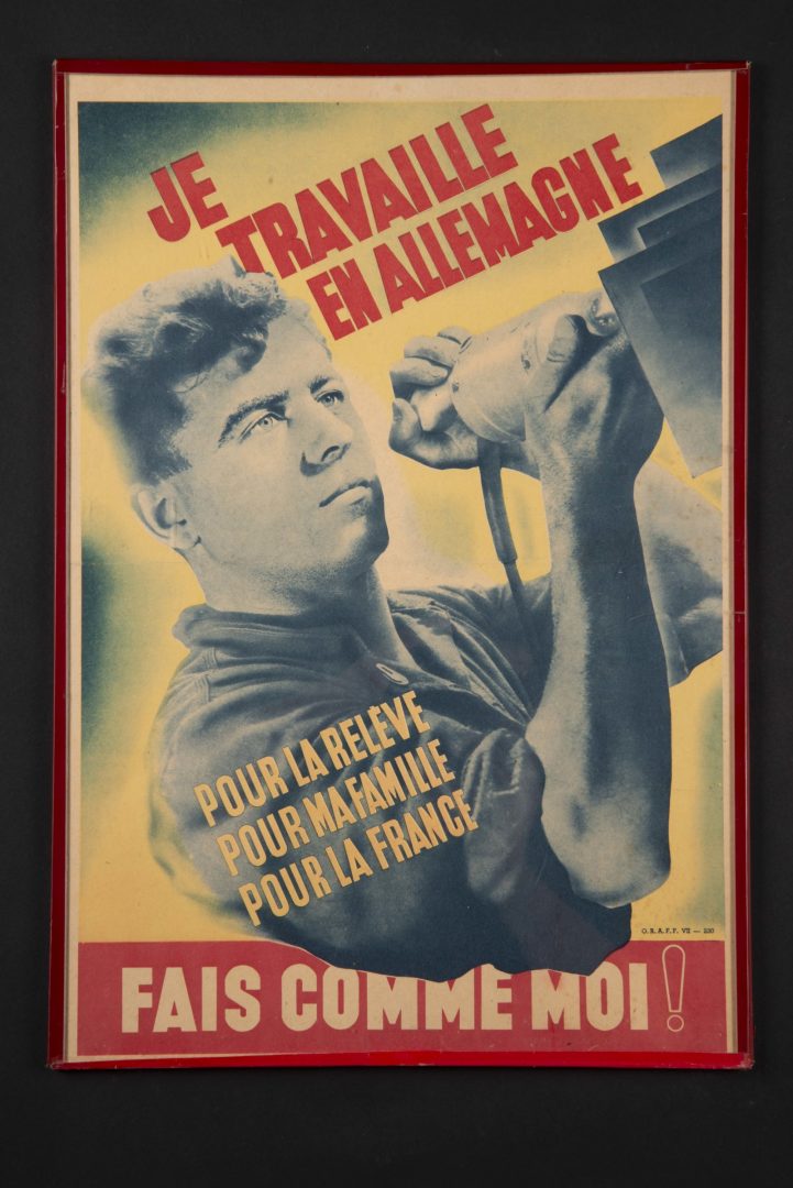 Affiche Je Travaille En Allemagne Aiolfi G B R