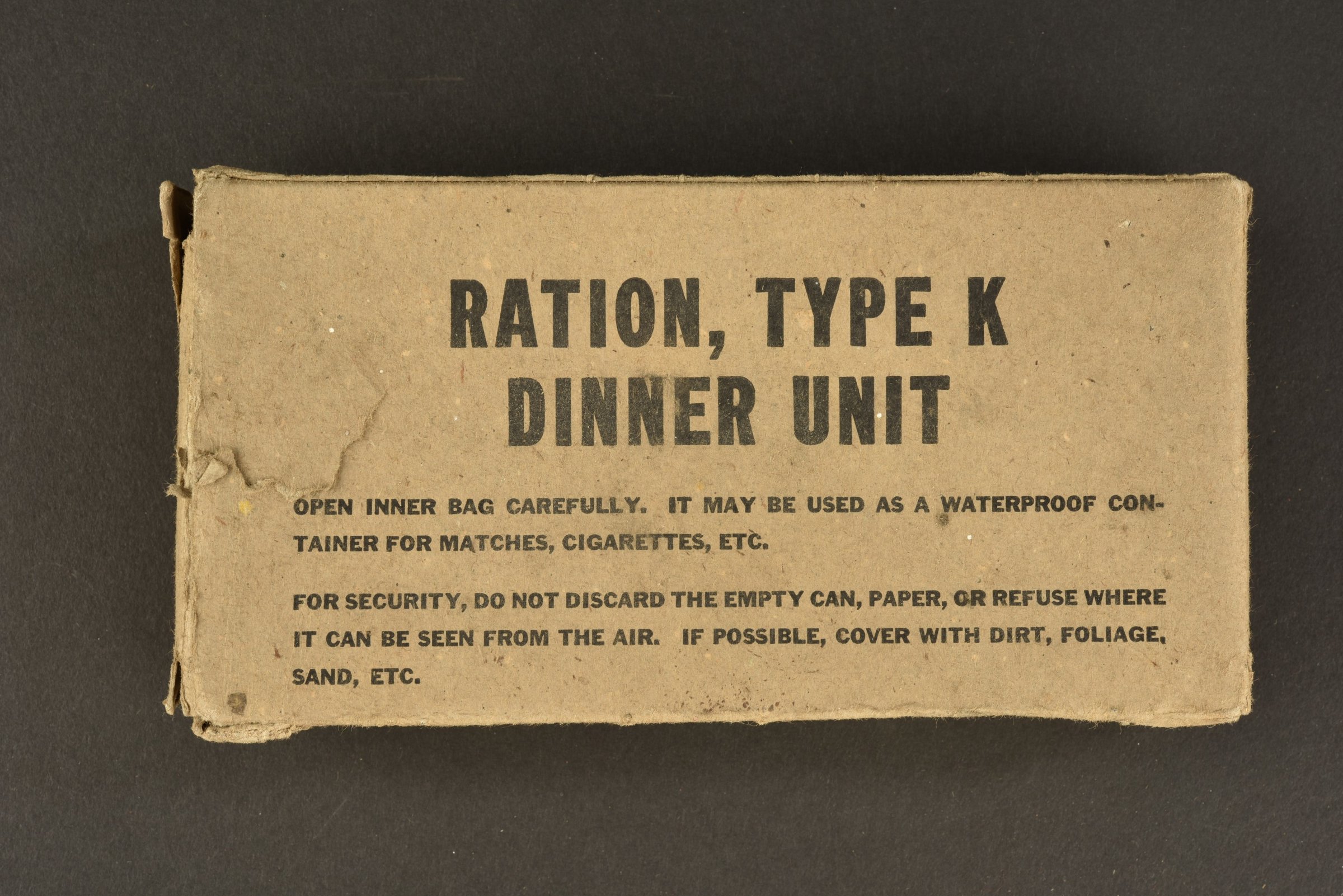 Boite De Ration TYPE K | Aiolfi G.b.r.