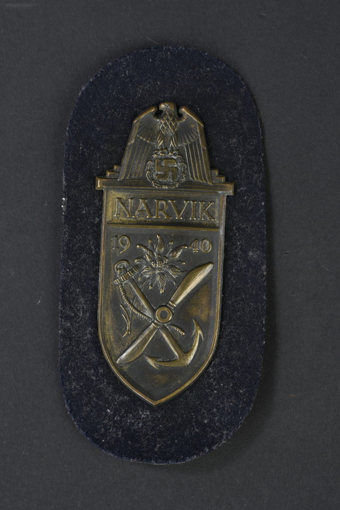 Plaque de bras Narvik pour la Kriegsmarine Aiolfi G b  r 