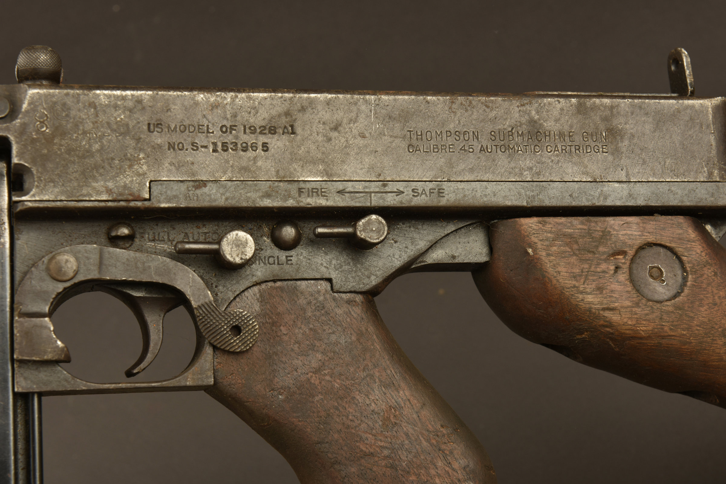 Pistolet mitrailleur Thompson Catégorie C Aiolfi G b r