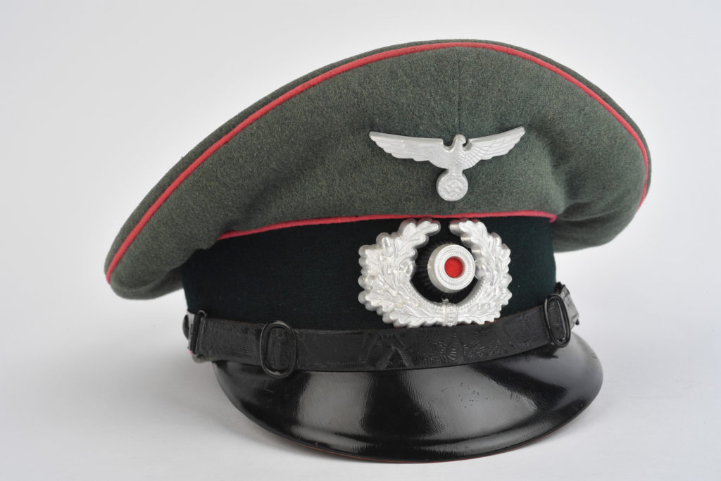 Casquette De Sous Officier Panzer En Drap Feldgrau Aiolfi G B R